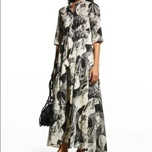 Tory Burch Printed Shirtdress size Small